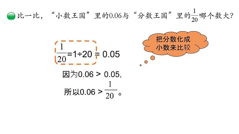 小学数学 北师大版 五年级下册 第一单元第04课时《“分数王国”与“小数王国”》 课件第4页