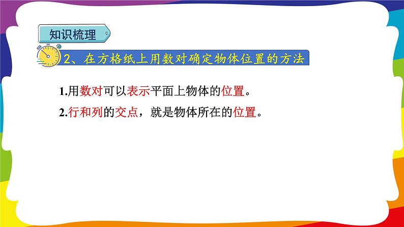 期末复习 图形与几何（二）：位置 (新插图授课课件)人教版五年级数学上册06