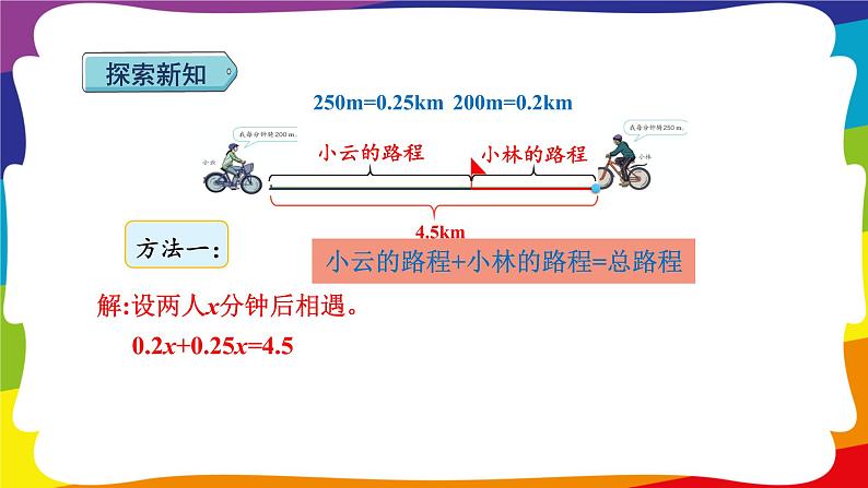 5.14 用形如ax+bx=c的方程解决问题  (新插图授课课件)人教版五年级数学上册第6页