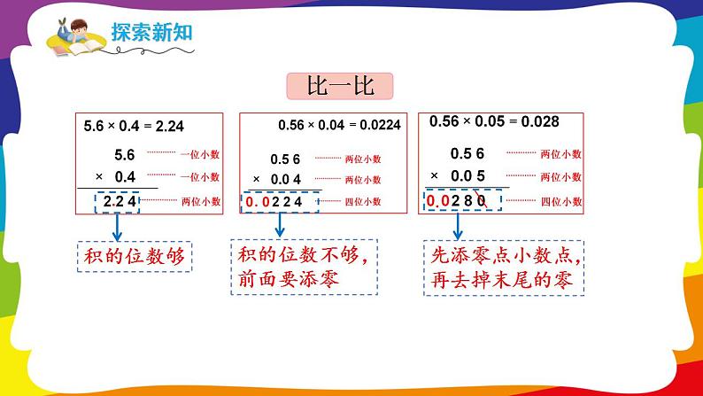 1.3 积的小数位数不够的小数乘法 (新插图授课课件)人教版五年级数学上册05