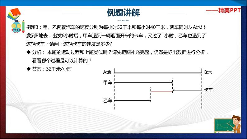 【奥数】四年级下册数学奥数课件-第3讲《多人多次相遇与追及》 全国通用08