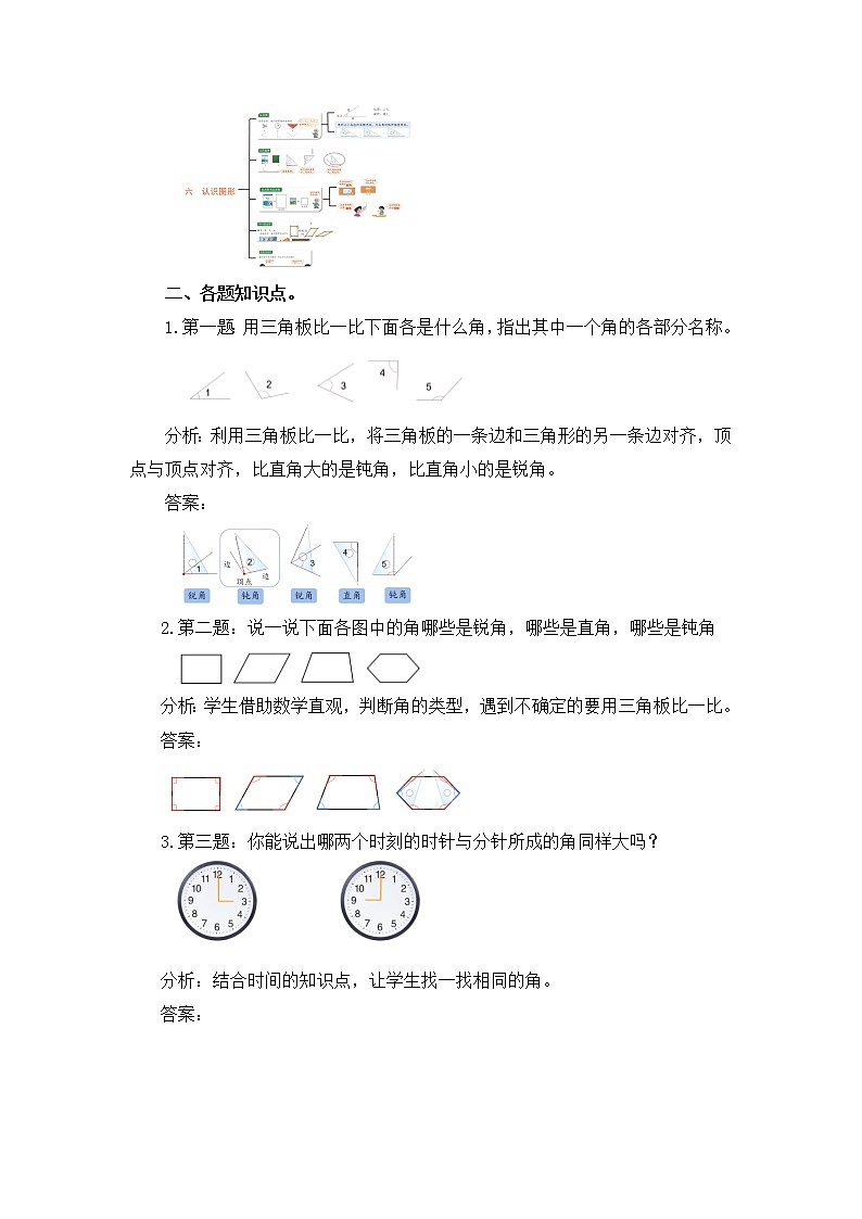 小学数学 二年级下 第六单元第7课时《练习五》 教学设计第2页