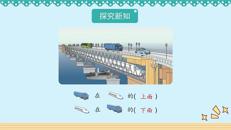 一年级上册数学教学课件-2.1上、下、前、后6-人教版(共11张PPT)第5页