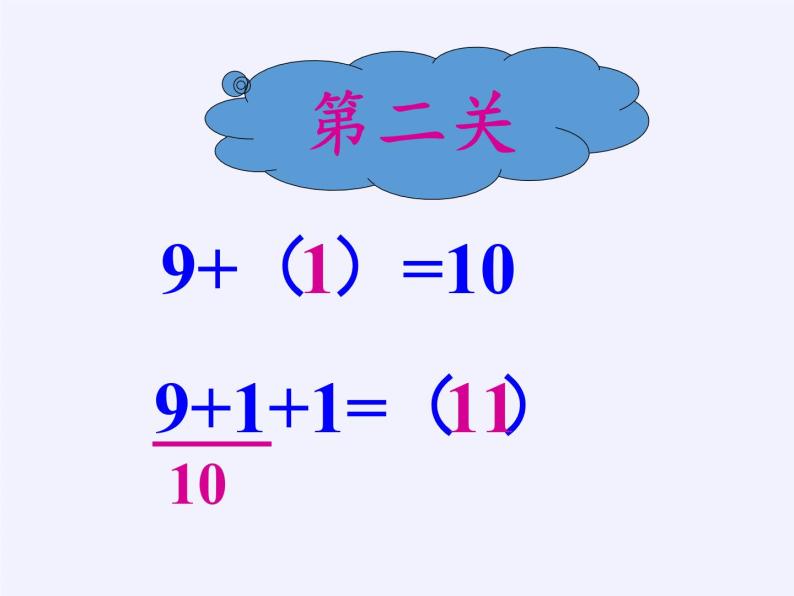 一年级上册数学教学课件-8.1   9加几1-人教版(共14张PPT)03