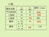 五年级上册数学课件-6.4  图形的面积  ▏沪教版 (共28张PPT)(1)