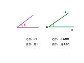 小學數(shù)學冀教版四年級上冊 4.2.1角的認識和度量 課件