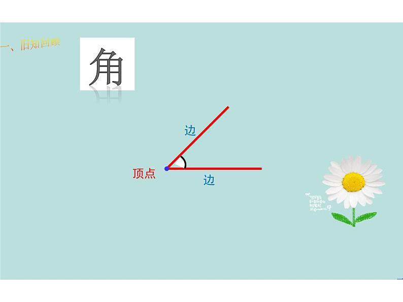 青岛（六三）版数学四上 2.4平角和周角的认识 课件02