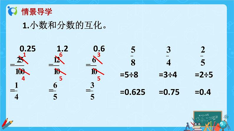 【新课标】人教版数学六年级上册1-5 分数乘小数（例5）课件+教案+习题04