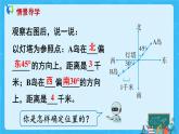 【新课标】人教版数学六年级上册2-2 根据方向和距离标出物体位置（例2）课件+教案+习题