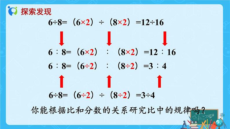 【新课标】人教版数学六年级上册4-2 比的基本性质（例1）课件+教案+习题07