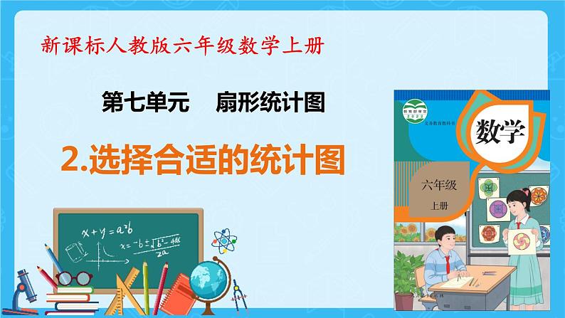 【新课标】人教版数学六年级上册7-2 选择合适的统计图（例2）课件+教案+习题01