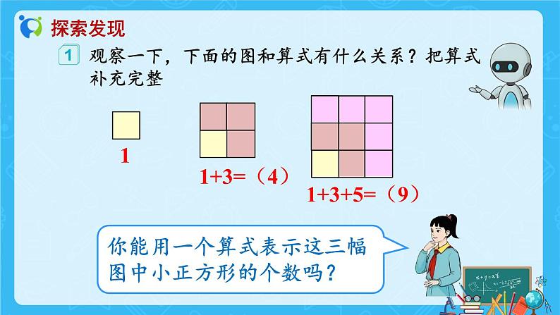 【新课标】人教版数学六年级上册8-1 数与形（例1）教学课件第6页