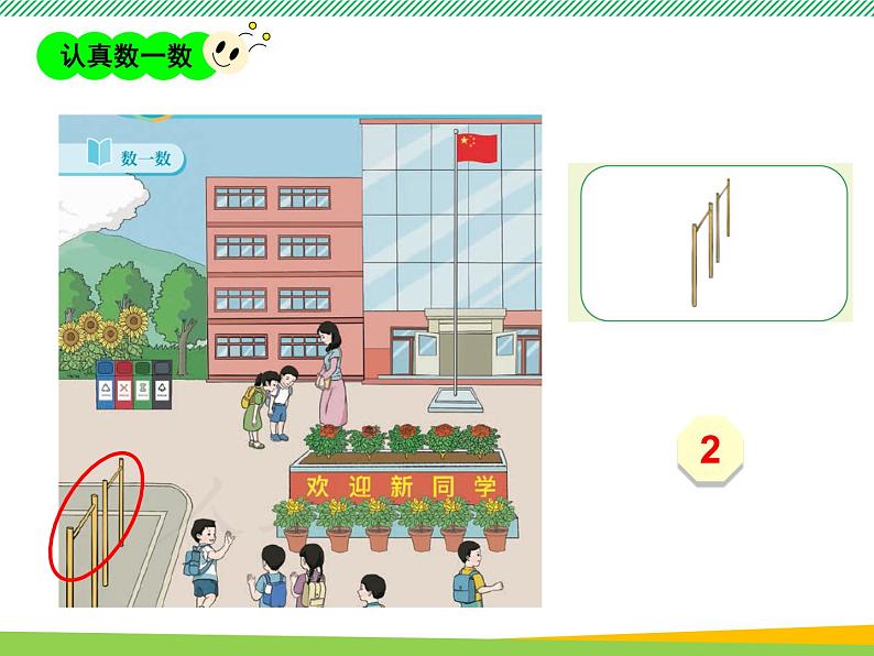 人教版一年级数学上册　第1课时 数一数　课件第4页