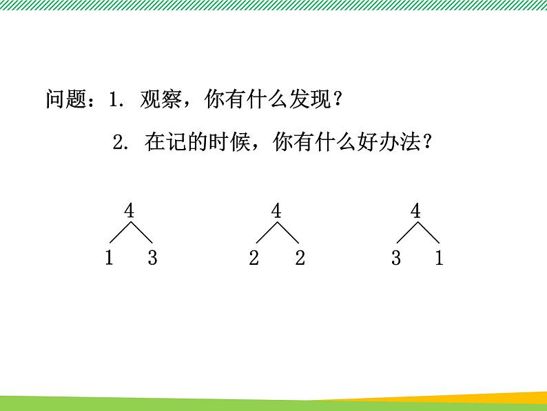 人教版一年级数学上册　第4课时 分与合　课件第7页