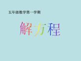 五年级上册数学课件-4.3 简易方程（方程）▏沪教版 (共23张PPT)