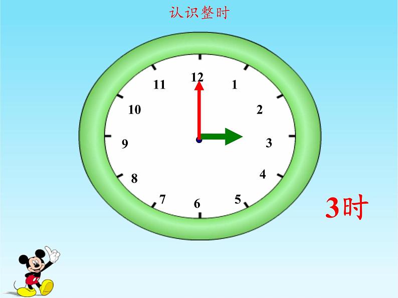 一年级数学上册教学课件-7.认识钟表23-人教版(共21张PPT)08