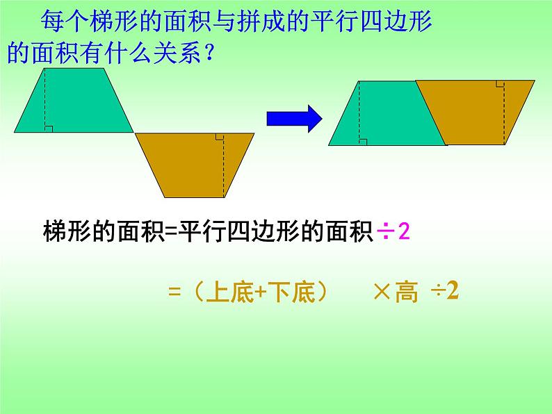 五年级上册数学课件-5.5  梯形的面积  ▏沪教版 (共18张PPT)05