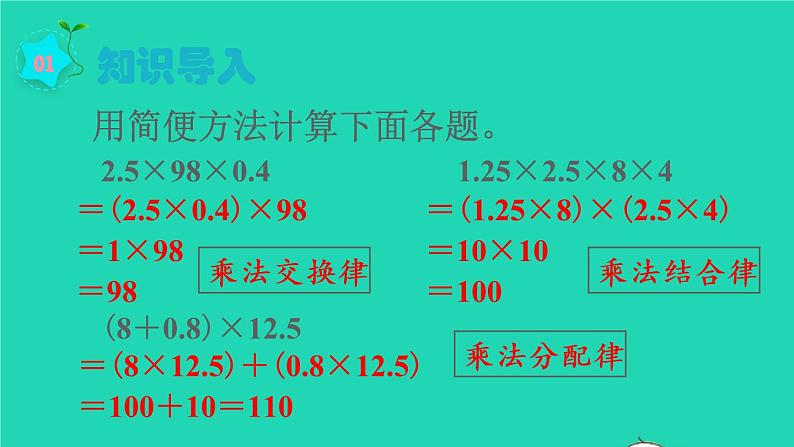 2022六年级数学上册1分数乘法第7课时分数乘法的简便运算教学课件新人教版第2页