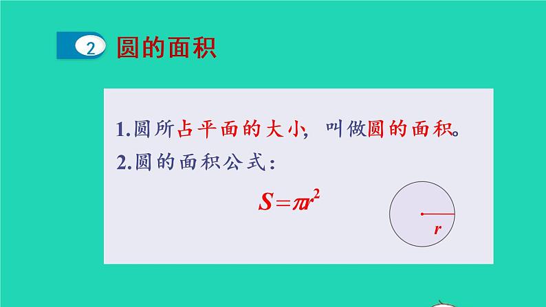 2022六年级数学上册5圆5整理和复习教学课件新人教版第6页