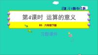 小学数学北师大版六年级下册数与代数复习课件ppt