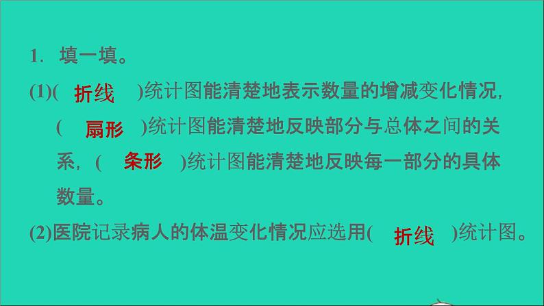 2022六年级数学下册总复习3统计与概率第1课时统计习题课件北师大版03