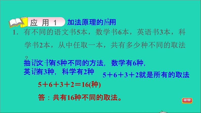 2022六年级数学下册总复习第16招加法原理和乘法原理的应用课件北师大版06