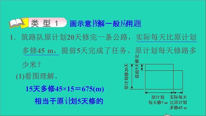 2022六年级数学下册总复习第6招用画示意图法解决问题课件北师大版06