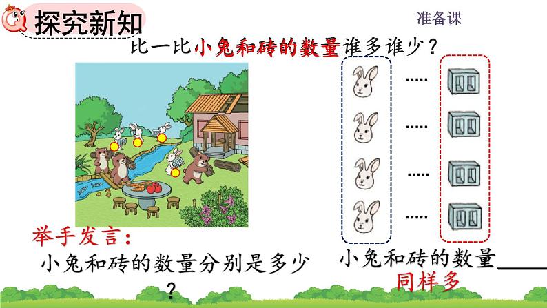 人教版小学数学一年级上册 《1.2 比多少 》课件第3页