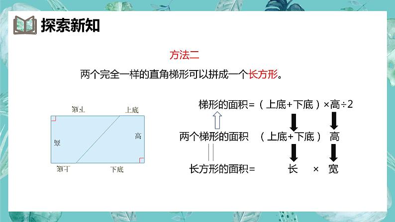 青岛版（2015）五上-第五单元 5.梯形的面积【优质课件】08