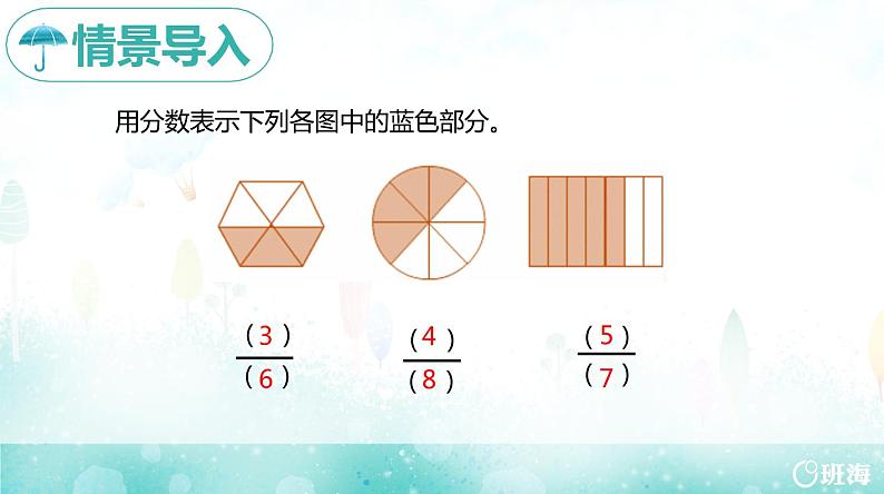 班海数学人教2022新版 三上 第八单元 4.分数的简单计算-同分母分数的简单加、减【优质课件】第4页