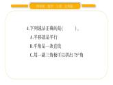 北師大版四年級數(shù)學(xué)上第二單元線與角第9課時 練習(xí)二（2）作業(yè)課件