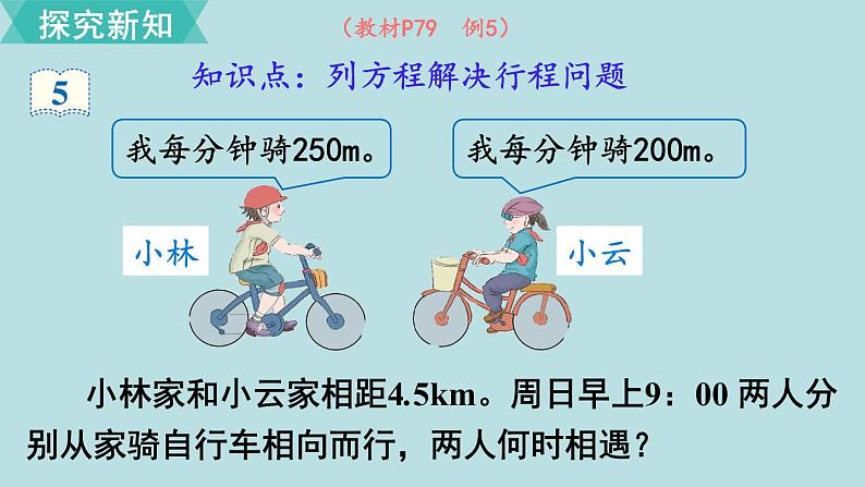 小学数学人教版五年级上册课件5单元简易方程第14课时实际问题与方程503