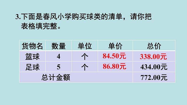 小学数学人教版五年级上册课件5单元简易方程第13课时实际问题与方程404