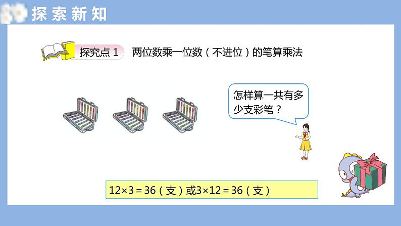 人教版(新)三上 第六单元 2.笔算乘法-多位数乘一位数的不进位笔算【优质课件】06