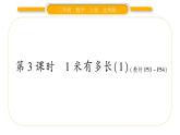 北师大版二年级数学上第六单元测量第3课时 1米有多长（1）习题课件
