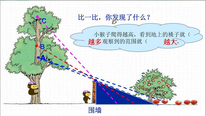 北师大版 六年级上册 观察范围 优质课件第3页