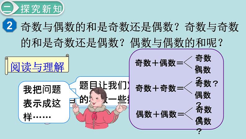 小学数学五年级下册教学课件2单元因数与倍数第6课时奇偶性04