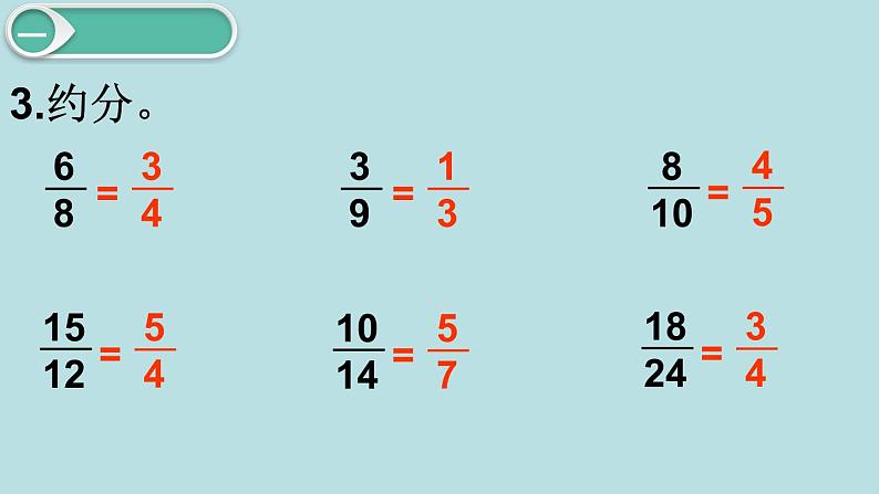 小学数学五年级下册教学课件6单元分数的加法和减法第1课时同分母分数加减法第4页