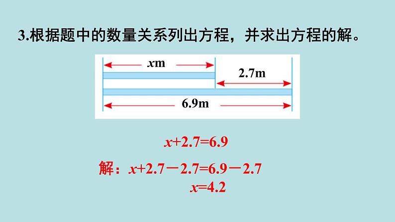 小学数学人教版五年级上册课件5单元简易方程练习十五第5页