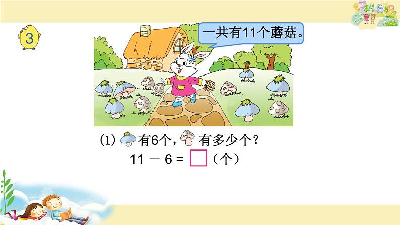 苏教版义务教育教科书小学数学一年级下册十几减6、5、4、3、2课件第2页