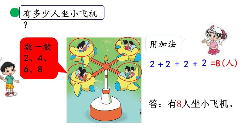 北师大版二年级数学上册课件 第三单元2.儿童乐园第5页