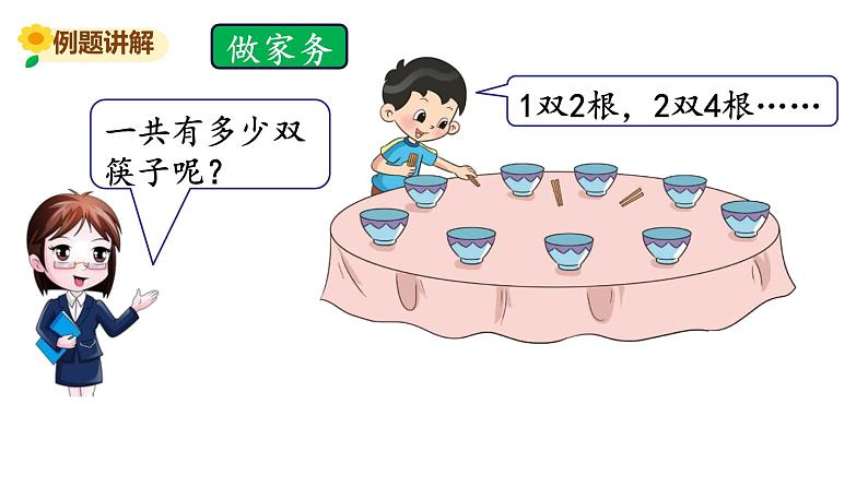 北师大版二年级数学上册课件 第五单元2.做家务第3页