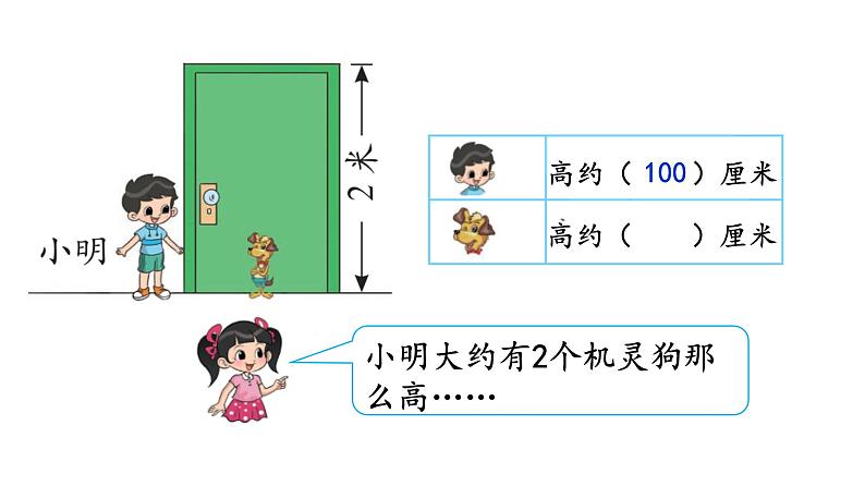 北师大版二年级数学上册课件 第六单元3 1米有多长第二课时06