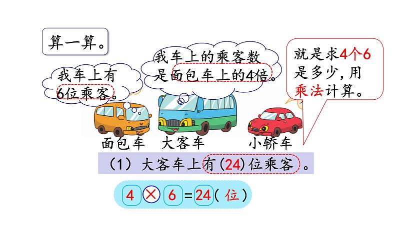 北师大版二年级数学上册课件 第七单元6.快乐的动物第二课时08