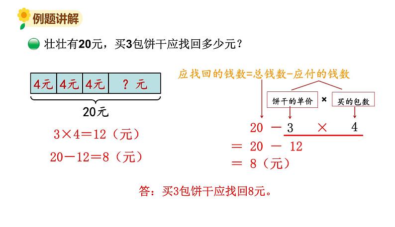 北师大版三年级数学上册课件 第一单元 1小熊购物（2）第5页