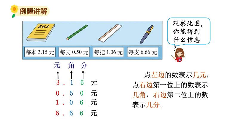 北师大版三年级数学上册课件 第八单元 1文具店03