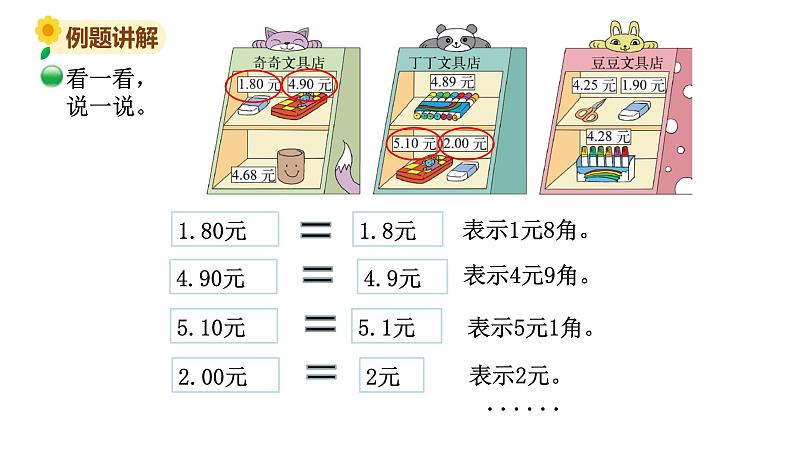 北师大版三年级数学上册课件 第八单元 2货比三家第5页