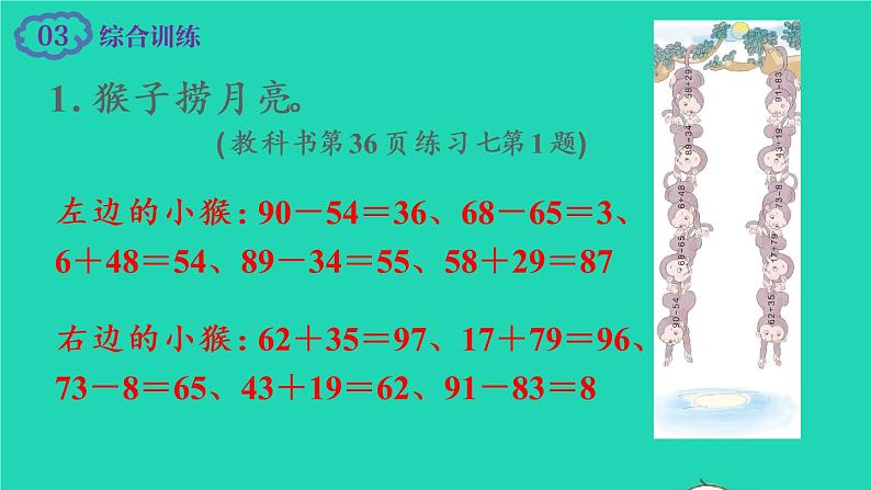 2022新人教版二年级数学上册2100以内的加法和减法二4整理和复习（教学课件+教学设计+教学反思）07