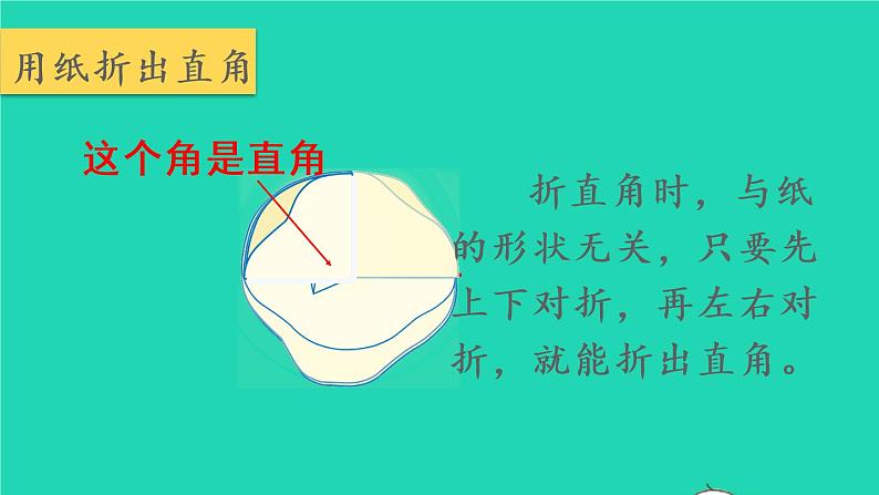 2022新人教版二年级数学上册3角的初步认识第2课时直角锐角和钝角的初步认识（教学课件+教学设计+教学反思）06