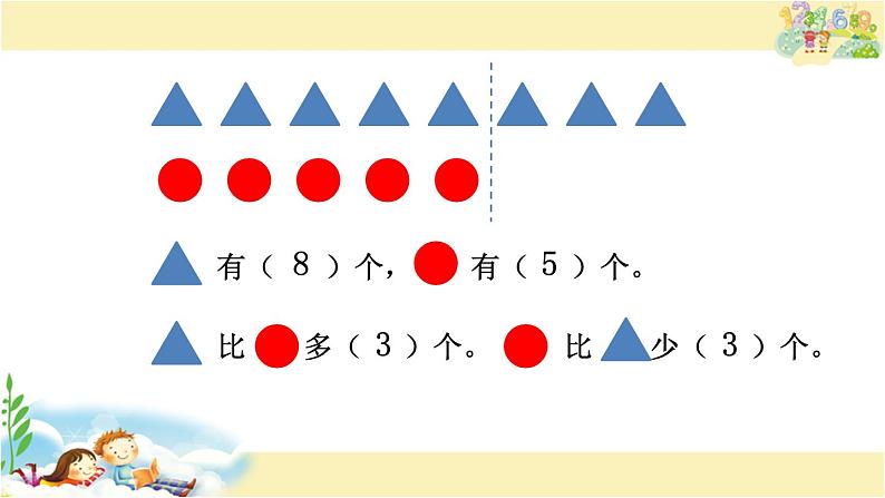 苏教版小学数学一年级(下册) 第4单元 第12课时 求两数相差多少的实际问题 自主学习课件第3页